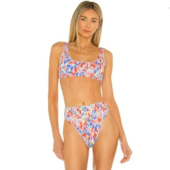 L*Space Forever Flowers Izzie Bikini Top & Barlette Bottoms, flowers forever - Picture 15 of 15